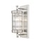Z-Lite Archer 1 Light Wall Sconce, Brushed Nickel & Clear 344-1S-BN - alternate 1